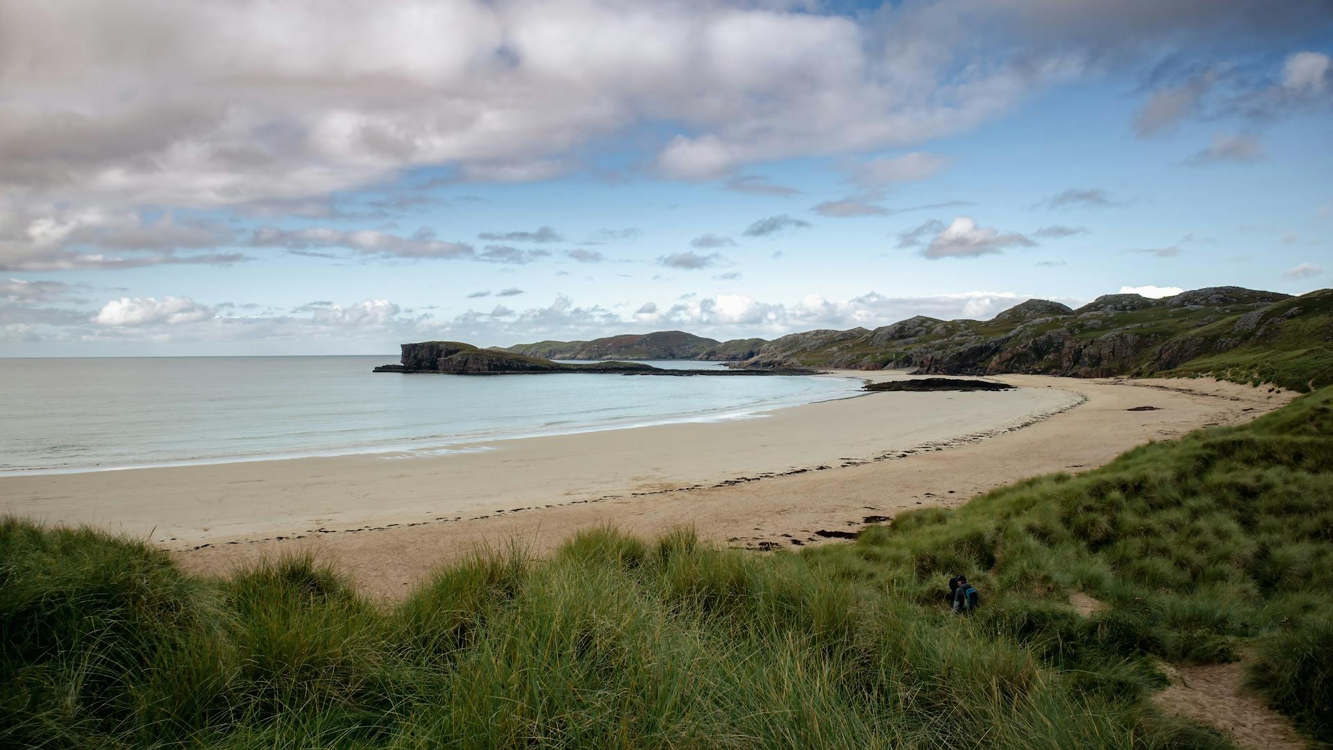 Hidden Scottish beach